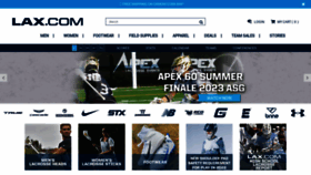 What Lax.com website looked like in 2021 (2 years ago)