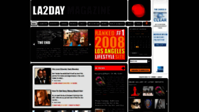 What La2day.com website looked like in 2021 (2 years ago)