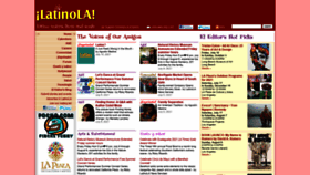 What Latinola.com website looked like in 2021 (2 years ago)