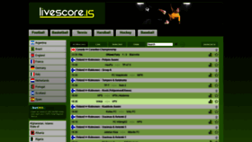 What Livescore.is website looked like in 2021 (2 years ago)