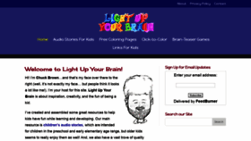 What Lightupyourbrain.com website looked like in 2021 (2 years ago)