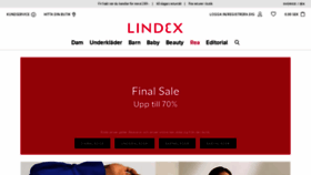 What Lindex.se website looked like in 2021 (2 years ago)