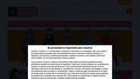 What Lacasadelosdisfraces.es website looked like in 2021 (2 years ago)