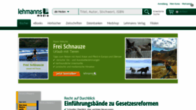 What Lob.de website looked like in 2021 (2 years ago)