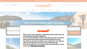 What Locasun.co.uk website looked like in 2021 (2 years ago)