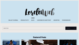 What Loreleiweb.com website looked like in 2021 (2 years ago)
