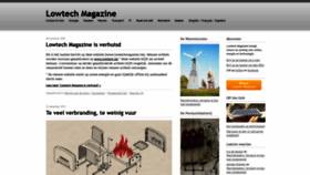 What Lowtechmagazine.be website looked like in 2021 (3 years ago)