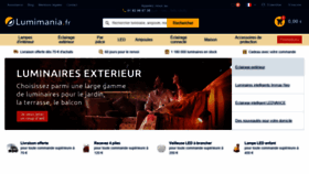 What Lumimania.fr website looked like in 2021 (2 years ago)