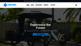 What Lectricebikes.com website looked like in 2021 (2 years ago)