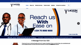 What Lagoonhospitals.com website looked like in 2021 (2 years ago)