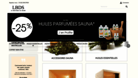 What Laboutiquedusauna.com website looked like in 2021 (2 years ago)
