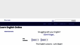 What Learn-english-online.org website looked like in 2021 (2 years ago)