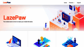 What Lazepaw.com website looked like in 2021 (2 years ago)