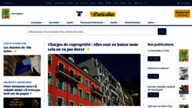 What Leparticulier.fr website looked like in 2021 (2 years ago)