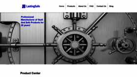 What Lastingsafe.com website looked like in 2021 (2 years ago)