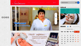 What Ludmila.kz website looked like in 2021 (2 years ago)