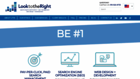 What Looktotheright.com website looked like in 2021 (2 years ago)