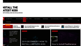 What Latest-kodi.com website looked like in 2021 (2 years ago)