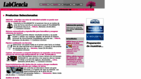 What Labciencia.com website looked like in 2021 (2 years ago)