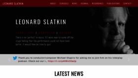 What Leonardslatkin.com website looked like in 2021 (2 years ago)