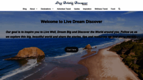 What Livedreamdiscover.com website looked like in 2021 (2 years ago)