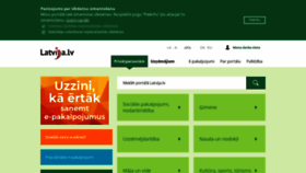What Latvija.lv website looked like in 2021 (2 years ago)
