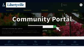 What Libertyville.com website looked like in 2021 (2 years ago)