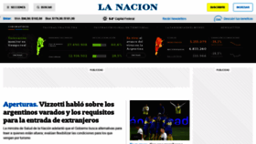 What Lanacion.com.ar website looked like in 2021 (2 years ago)