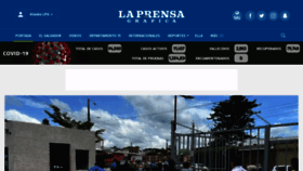 What Laprensagrafica.com website looked like in 2021 (2 years ago)