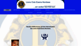 What Lions-esens.de website looked like in 2021 (2 years ago)