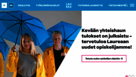 What Laurea.fi website looked like in 2021 (2 years ago)