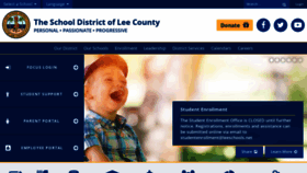 What Leeschools.net website looked like in 2021 (2 years ago)