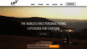 What Liftaircraft.com website looked like in 2021 (2 years ago)