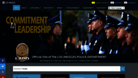 What Lapdonline.org website looked like in 2021 (2 years ago)