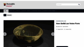 What Landesmuseum-mainz.de website looked like in 2021 (2 years ago)