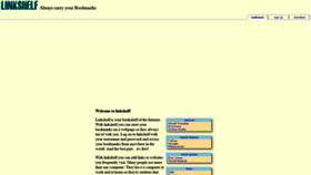 What Linkshelf.com website looked like in 2021 (2 years ago)
