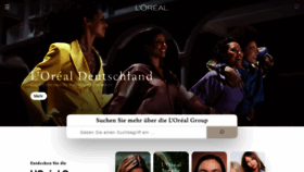 What Loreal.de website looked like in 2021 (2 years ago)