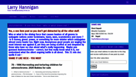 What Larryhannigan.com.au website looked like in 2021 (2 years ago)