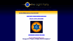 What Lightparty.com website looked like in 2021 (2 years ago)