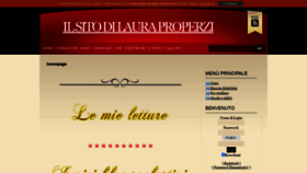 What Lauraproperzi.it website looked like in 2021 (2 years ago)
