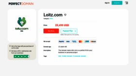 What Loitz.com website looked like in 2021 (2 years ago)