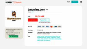What Lmonline.com website looked like in 2021 (2 years ago)