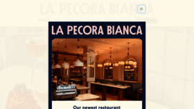 What Lapecorabianca.com website looked like in 2021 (2 years ago)