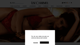 What Lisecharmel.com website looked like in 2021 (2 years ago)