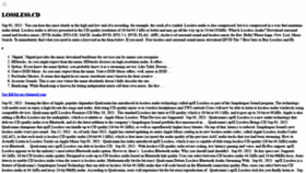 What Lossless.cd website looked like in 2021 (3 years ago)
