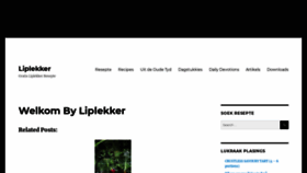 What Liplekker.co.za website looked like in 2021 (2 years ago)