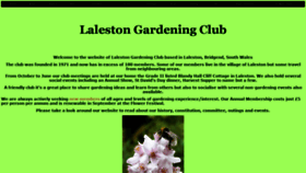 What Lalestongardenclub.co.uk website looked like in 2021 (2 years ago)
