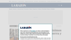 What Larazon.es website looked like in 2021 (2 years ago)