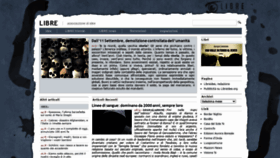 What Libreidee.org website looked like in 2021 (2 years ago)