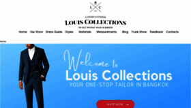 What Louiscollections.com website looked like in 2021 (2 years ago)